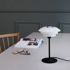 - DL20 Bordlampe - Hvid/Sort*Dyberg Larsen Outlet