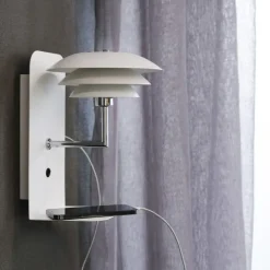 - DL20 USB Hylde inkl. Lampe - Hvid^Dyberg Larsen Best