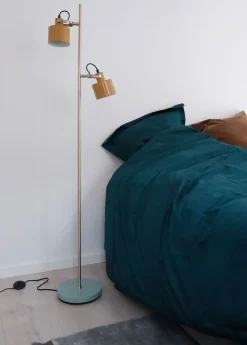 - Ocean Gulvlampe - Karry/Turkis, 160 cm*Dyberg Larsen Sale