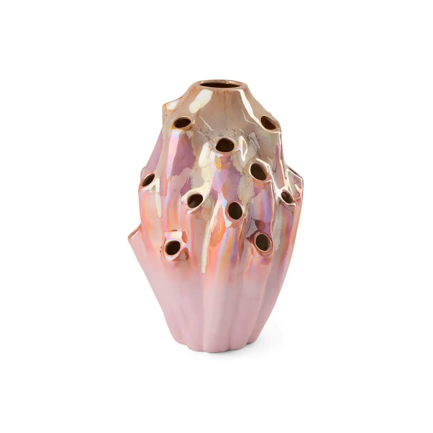 - Lava vase L - Rose - H 33 cm*Eden Outcast Sale