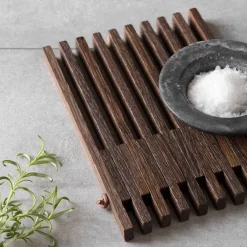 Ekta Living - Bordskåner - Røget eg - 15 x 21 cm*By Wirth Outlet