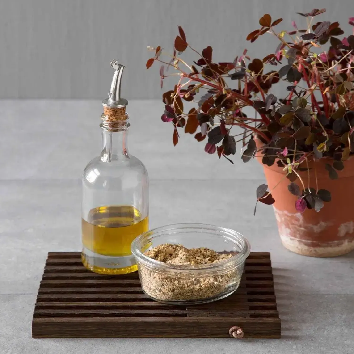 Ekta Living - Bordskåner - Røget eg - 15 x 21 cm*By Wirth Outlet