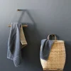Ekta Living - Håndklædeholder - Towel hanger - Røget eg/Læder*By Wirth Best