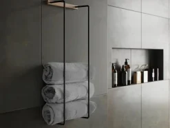 Ekta Living - Håndklædeholder - Towel Rack - Olieret Eg^By Wirth New