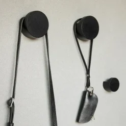 Ekta Living - Knage i sort eg - Wood Knot - Big - ø 7 cm*By Wirth Clearance