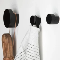 Ekta Living - Knage i sort eg - Wood Knot - Big - ø 7 cm*By Wirth Clearance