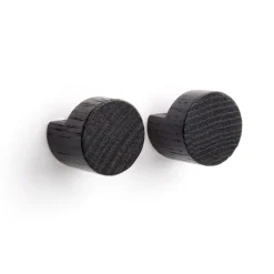 Ekta Living - Knager i sort eg (2 stk. i et sæt)^By Wirth