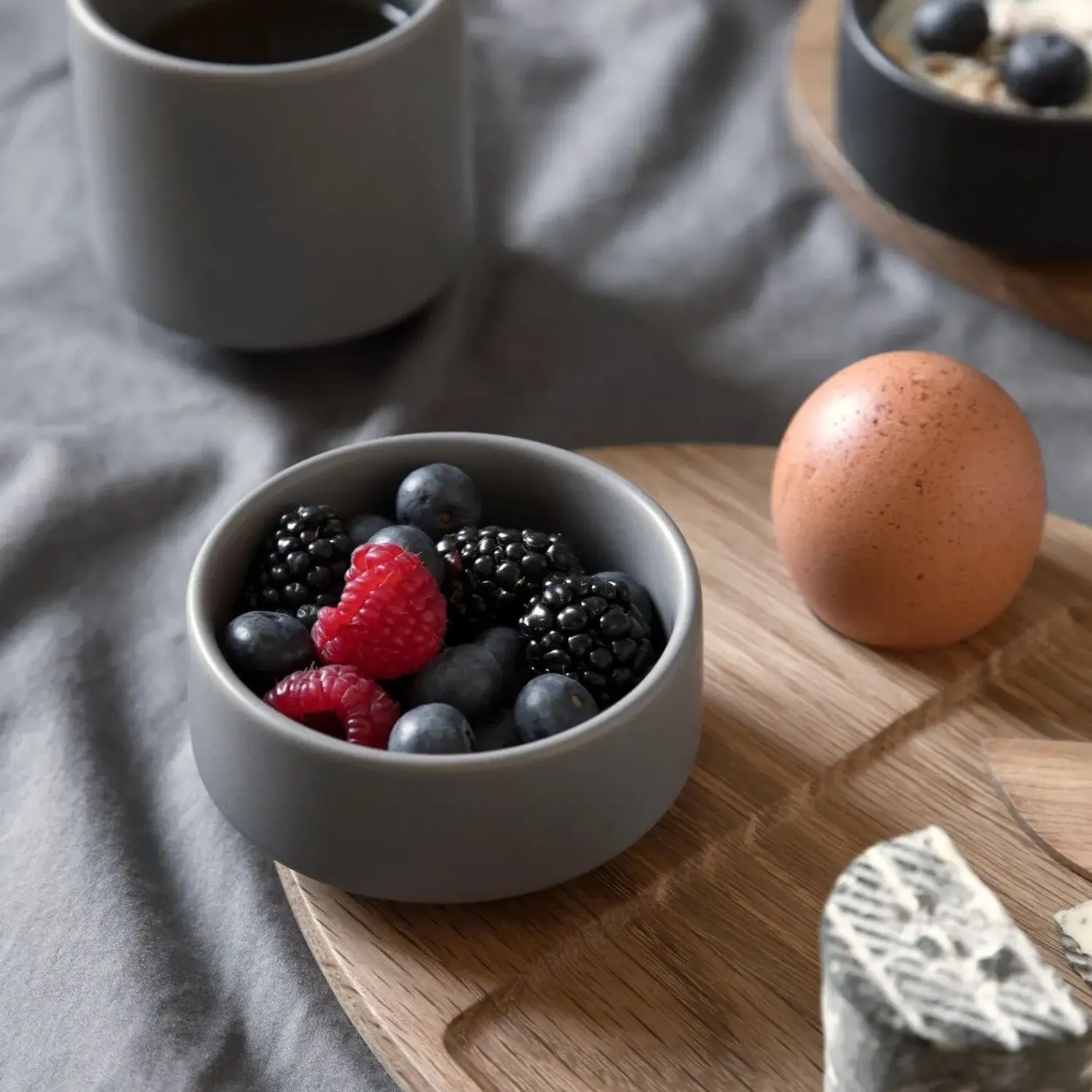 Ekta Living - Krus - "Serve Me Mug" - Lysegrå*By Wirth Discount