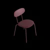 Ekta Living - Scala Chair - Rhubarb Red, Tekstil - Rhubarb^By Wirth New