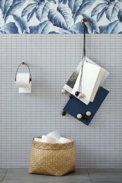 Ekta Living - Toiletrulleholder - Røget eg^By Wirth