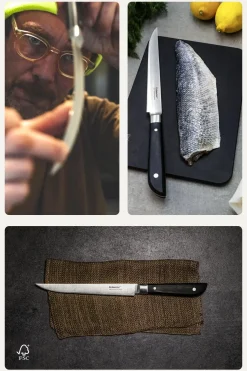 - Fileteringskniv - Little Fish Kniv - 17 cm*Endeavour Best