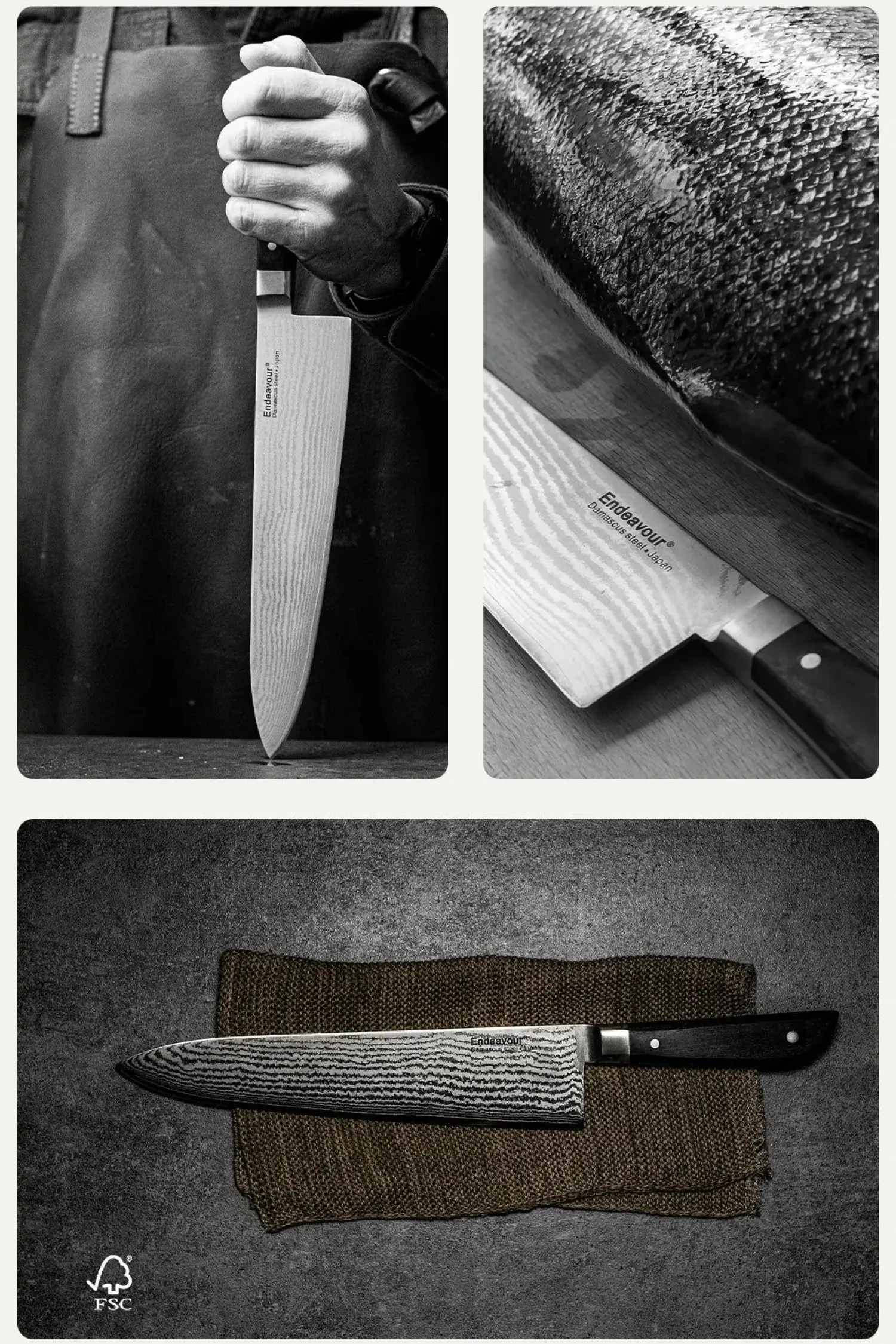 - Køkkenkniv - Big Chopper - 24 cm*Endeavour Outlet