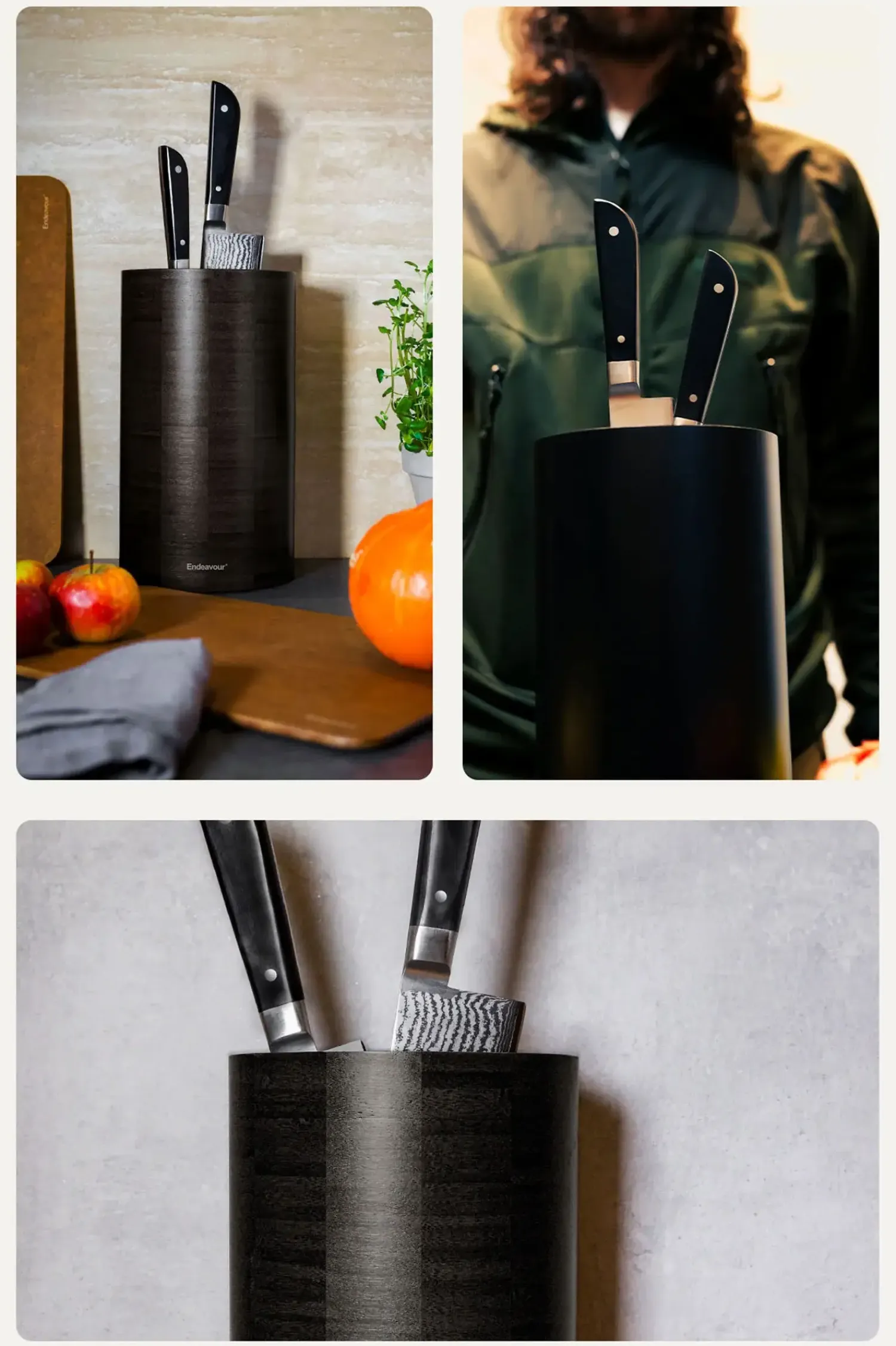 - Knivblok - Bambus - Sort^Endeavour Sale