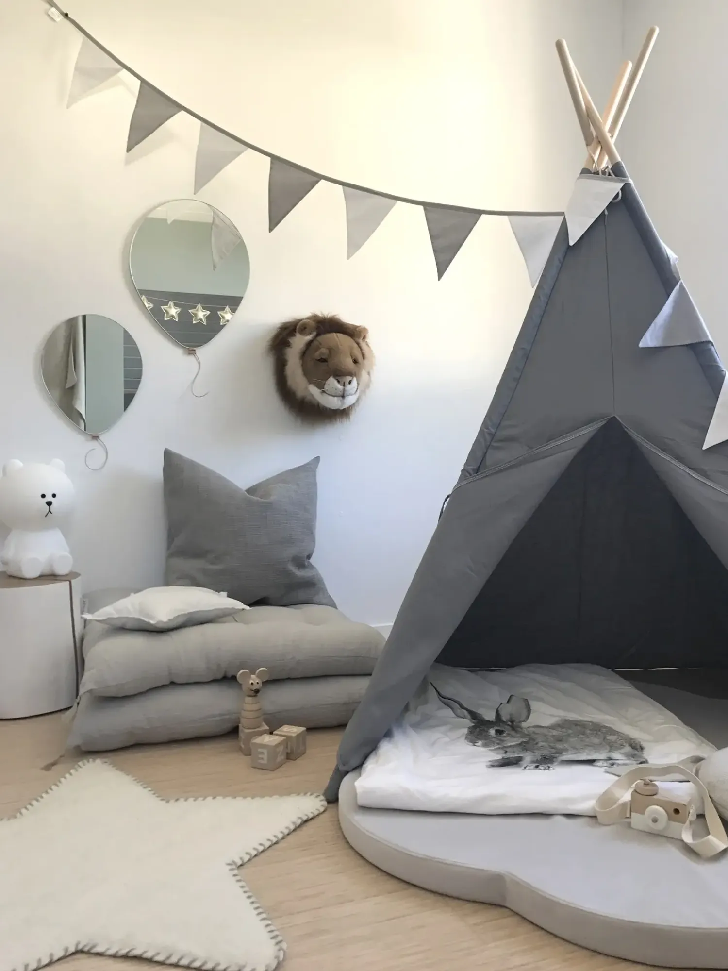 - spejl - ballon - stor - L46 x B36 x D1 cm^EO Play Online