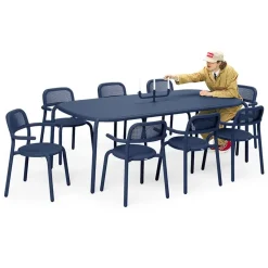 - Havebord - Toni Tablo Bord - mørkeblå - Dark ocean - 220 cm*Fatboy Hot