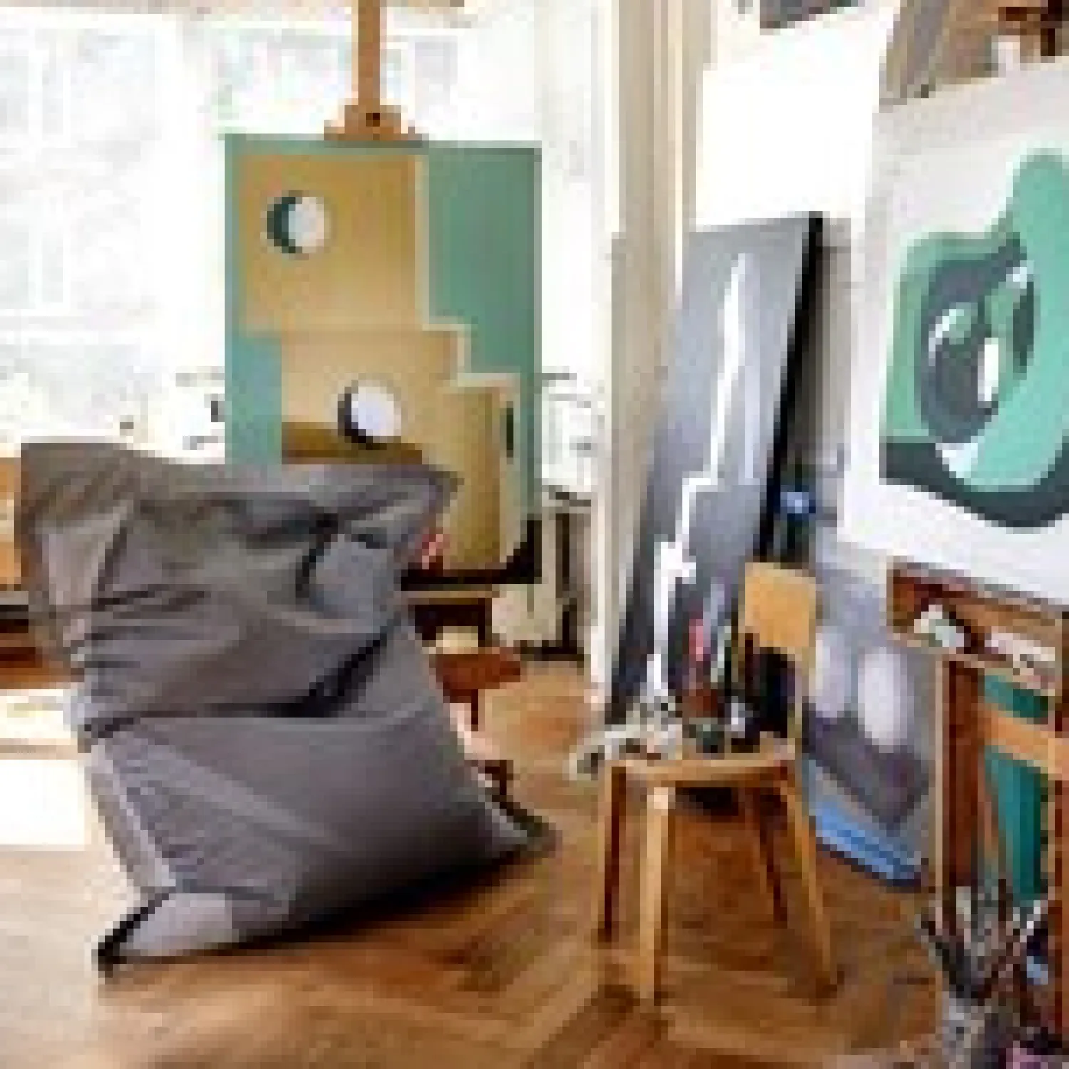 - Original Slim Pop, sækkestol - Ground - Grå*Fatboy Clearance