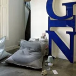 - Original Slim Pop, sækkestol - Ground - Grå*Fatboy Clearance