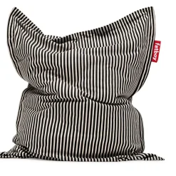 - Original Slim Terry Sort Creme - Stribet sort - 155 x 120 cm^Fatboy Sale