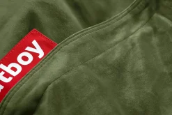 - Original Slim Velvet Sækkestol (Recycled) - Deep Green - Grøn^Fatboy Hot