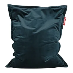 - Original Slim Velvet Sækkestol (Recycled) - Petrol - Blågrøn*Fatboy Outlet