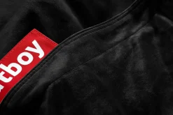 - Original Slim Velvet Sækkestol (Recycled) - Sort*Fatboy Outlet