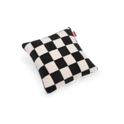 - Teddy pude - Chess Black Ecru - sort ternet - 50x50 cm*Fatboy Discount