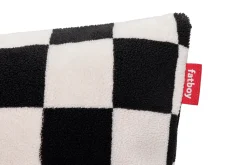 - Teddy pude - Chess Black Ecru - sort ternet - 50x50 cm*Fatboy Discount