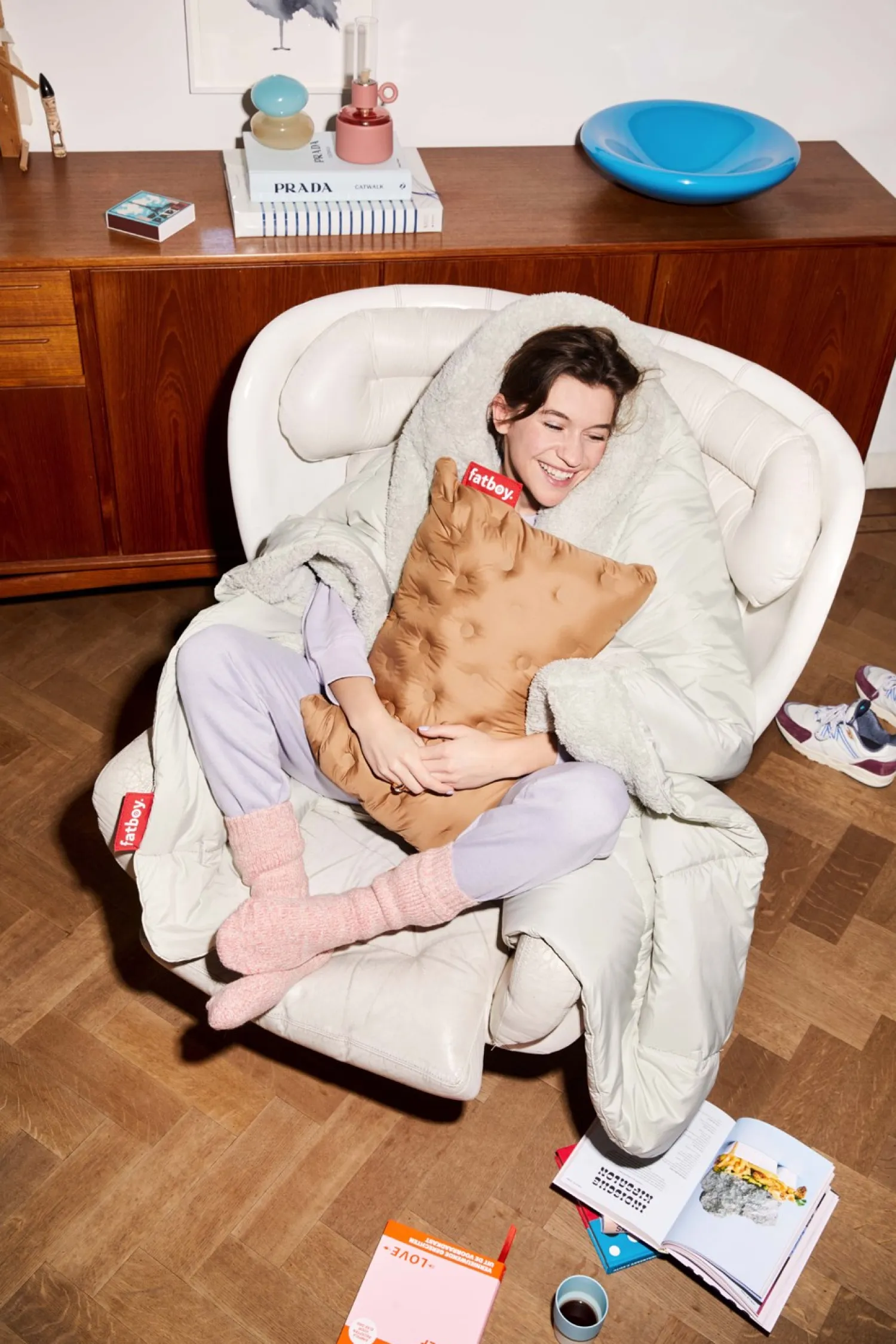 - Varmepude - Hotspot Lungo - Cool Grey^Fatboy Best