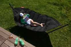 Headdemock hængekøje - Sort - Inkl. sort stativ^Fatboy Clearance