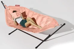 hængekøje Deluxe - Pink Shrimp - Sæt med hængekøje, pude og regncover^Fatboy Best