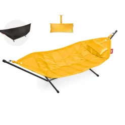 hængekøje Deluxe - Gul - Sæt med hængekøje, pude og regncover*Fatboy Outlet