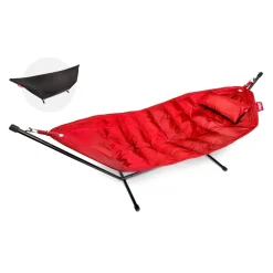 hængekøje Deluxe - Rød. Sæt med hængekøje, pude og regncover*Fatboy Sale