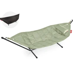 hængekøje Deluxe - Seagrass - Sæt med hængekøje, pude og regncover*Fatboy Hot