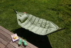 hængekøje Deluxe - Seagrass - Sæt med hængekøje, pude og regncover*Fatboy Hot