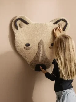 - Tufted Isbjørne hoved - Vægtæppe/gulvtæppe^Ferm Living New