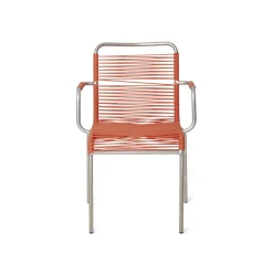 - Havestol - Mya spaghetti m. armlæn - Orange^FIAM Hot