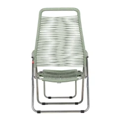 FIAM - Liggestol - Spaghetti - Sage Grøn - med fodskammeludtræk*