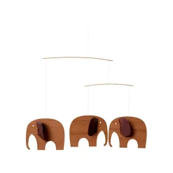 Flensted hanging art - Baby Elefanter mobile - Træ*Flensted Mobiles Best
