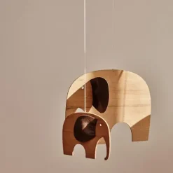 Flensted hanging art - Baby Elefanter mobile - Træ*Flensted Mobiles Best