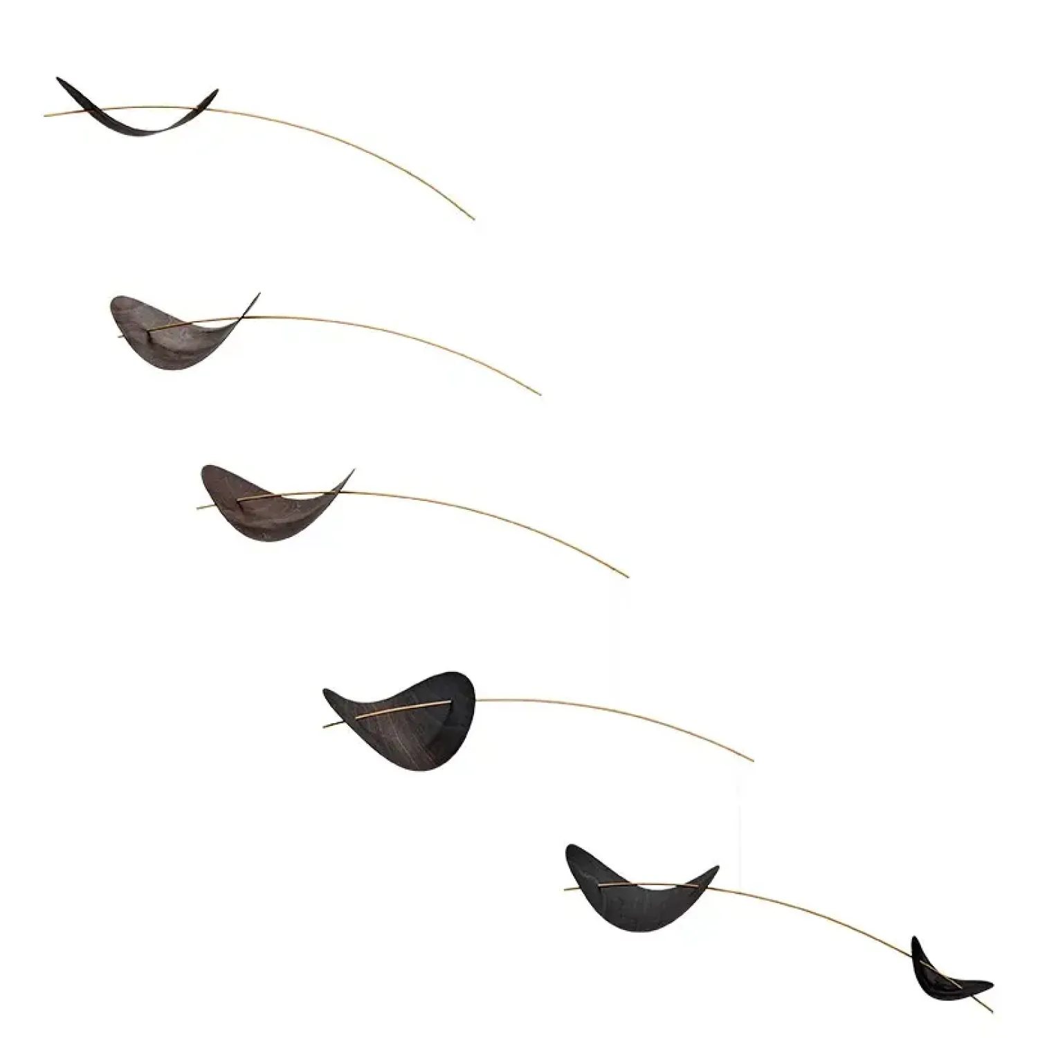 Flensted hanging art - Drifting Clouds mobile - Sort*Flensted Mobiles