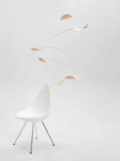 Flensted hanging art - Drifting Clouds mobile - Træ - skyer^Flensted Mobiles New