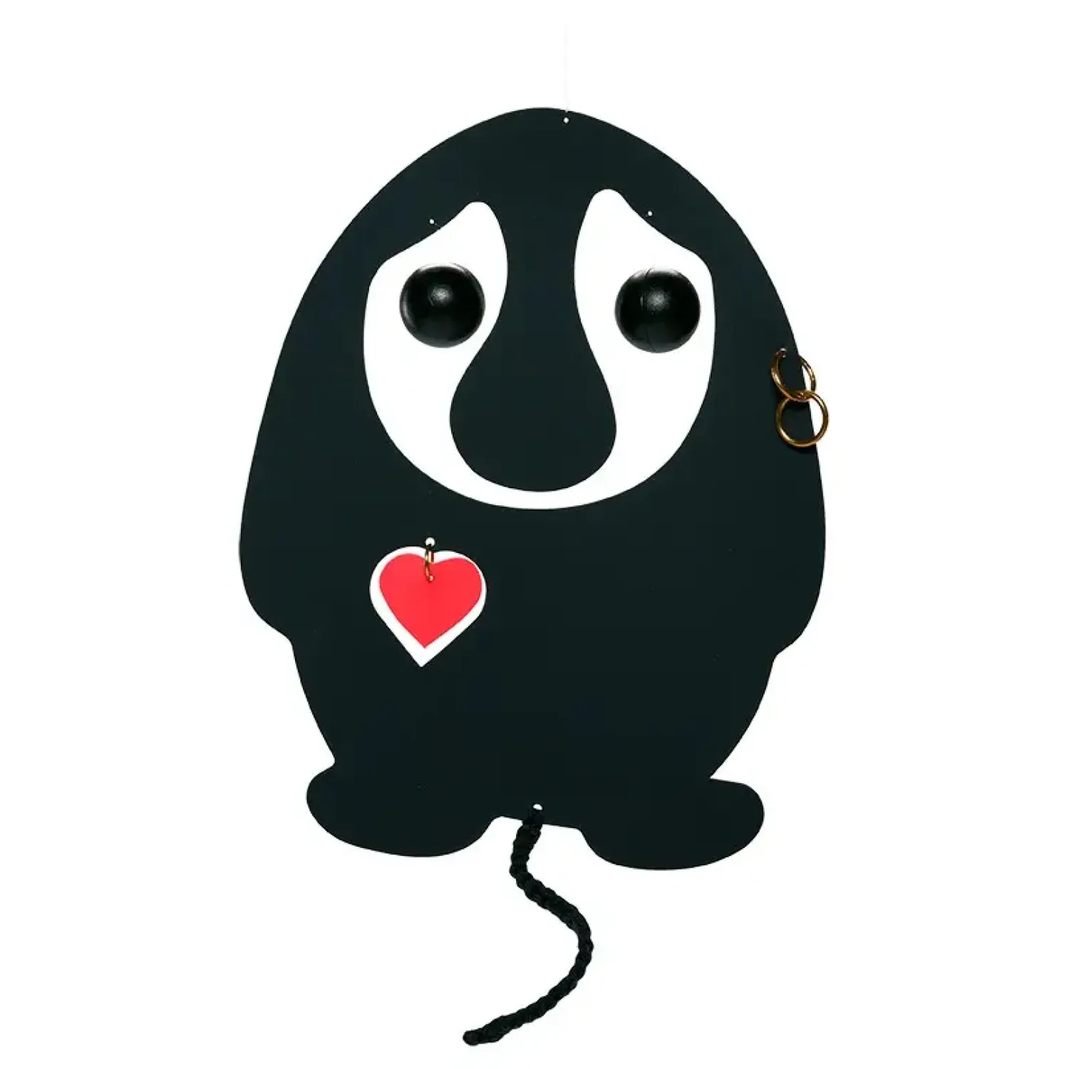 Flensted hanging art - Pustetrold mobile - Sort - Uro^Flensted Mobiles Online