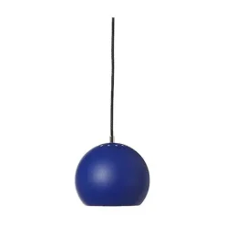 - Ball pendel - koboltblå mat (Ø 18 cm) med sort ledning^Frandsen Lighting Discount
