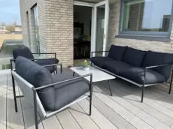 Friis Furniture - Alma Loungesæt - Sofa + 2 lounge stole - Grå^ Clearance