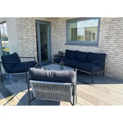 Friis Furniture - Alma Loungesæt - Sofa + 2 lounge stole - Grå^ Clearance