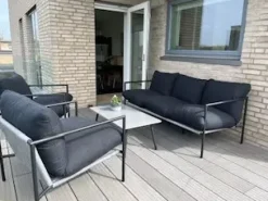 Friis Furniture - Alma Loungesæt - Sofa + 2 lounge stole - Grå^ Clearance