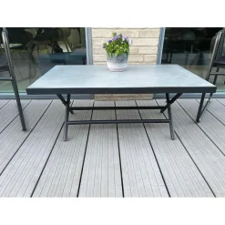 Friis Furniture - Lounge havebord - Asta Coffee - Fibercement - 100x60 cm^ Outlet