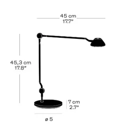 - Bordlampe - AQ01 - Blå^Fritz Hansen Best