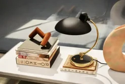 - Bordlampe - Kaiser Idell 6631-T - Mat Sort/Messing*Fritz Hansen Best