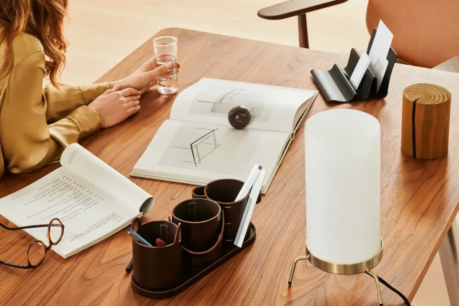 - Bordlampe - PM-02 - Messing/Glas^Fritz Hansen Outlet